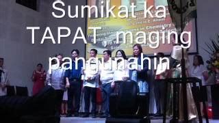 Himno ng TAPAT with Lyrics by Bernadeta T Galea of .